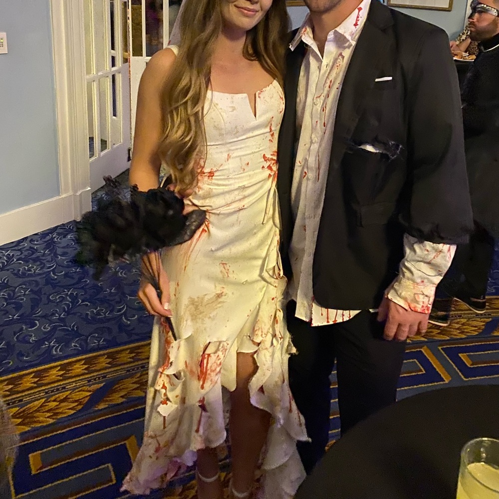 Halloween Zombie Bride Dress